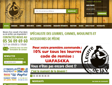 Tablet Screenshot of leurredelapeche.fr
